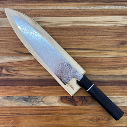 Kikuichi Magnetic Saya 210mm (8.25") Gyuto w/ Poplar Wood