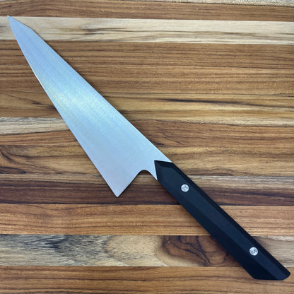Enceladus Semi-Custom 197mm (7.75") K-Tip Gyuto w/ Black Richlite Handle