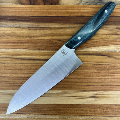 Patterson Forge Semi-Custom 165mm (6.5") Santoku w/ Indigo DymaLux Handle