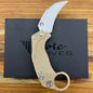 Reate EXO-K 3" Stonewash Tan Gravity Karambit w/ Trainer Knife