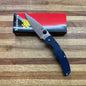 Spyderco Native Chief 4" Folding Knife w/ Dark Blue Handle