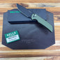 Pro-Tech Mordax 3.5" Flipping Knife w/ Black DLC Blade & Green Aluminum Handle