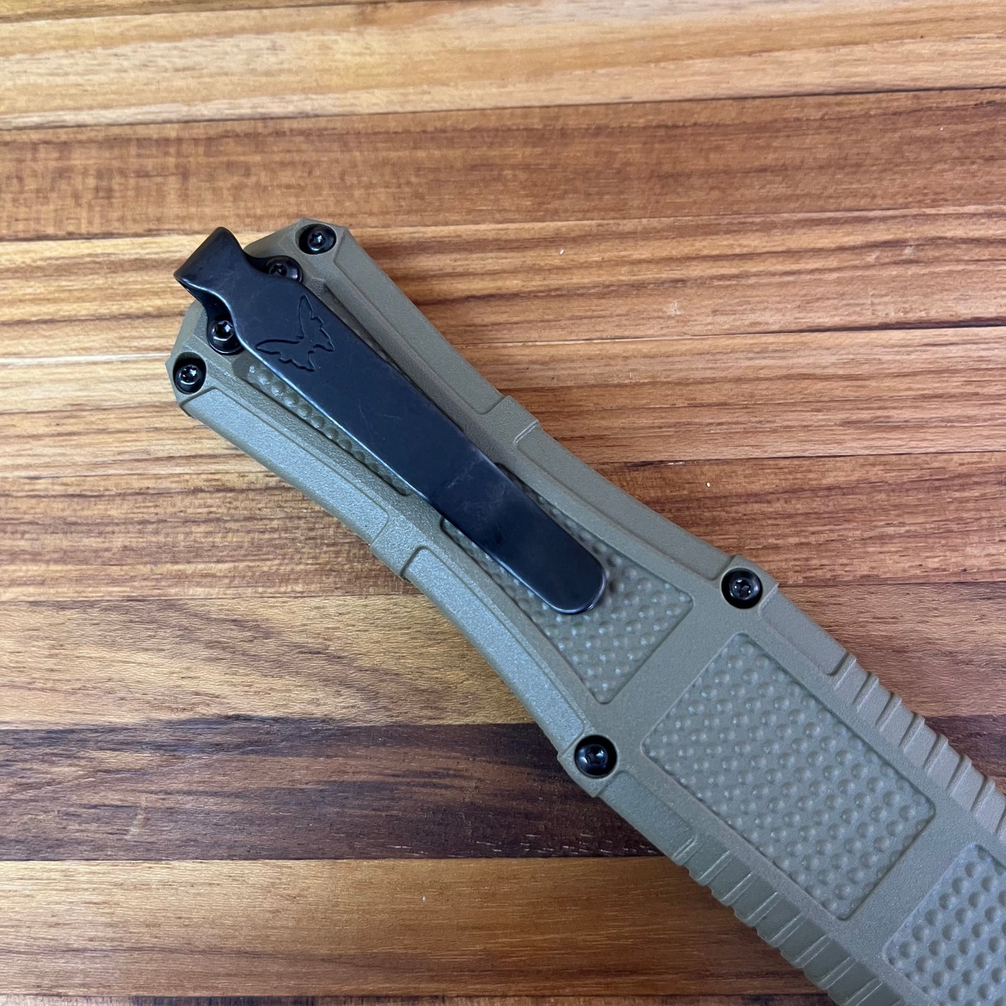 Benchmade 3370GY-1 Ranger Green Claymore OTF Auto