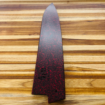Mcusta Zanmai Red Lacquer 270mm (10.5") Gyuto Saya w/ Pin