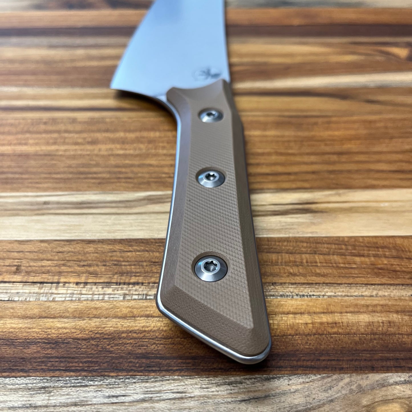 Microtech Culinary 8" Chef's Knife w/ Coyote Tan G10 Handle