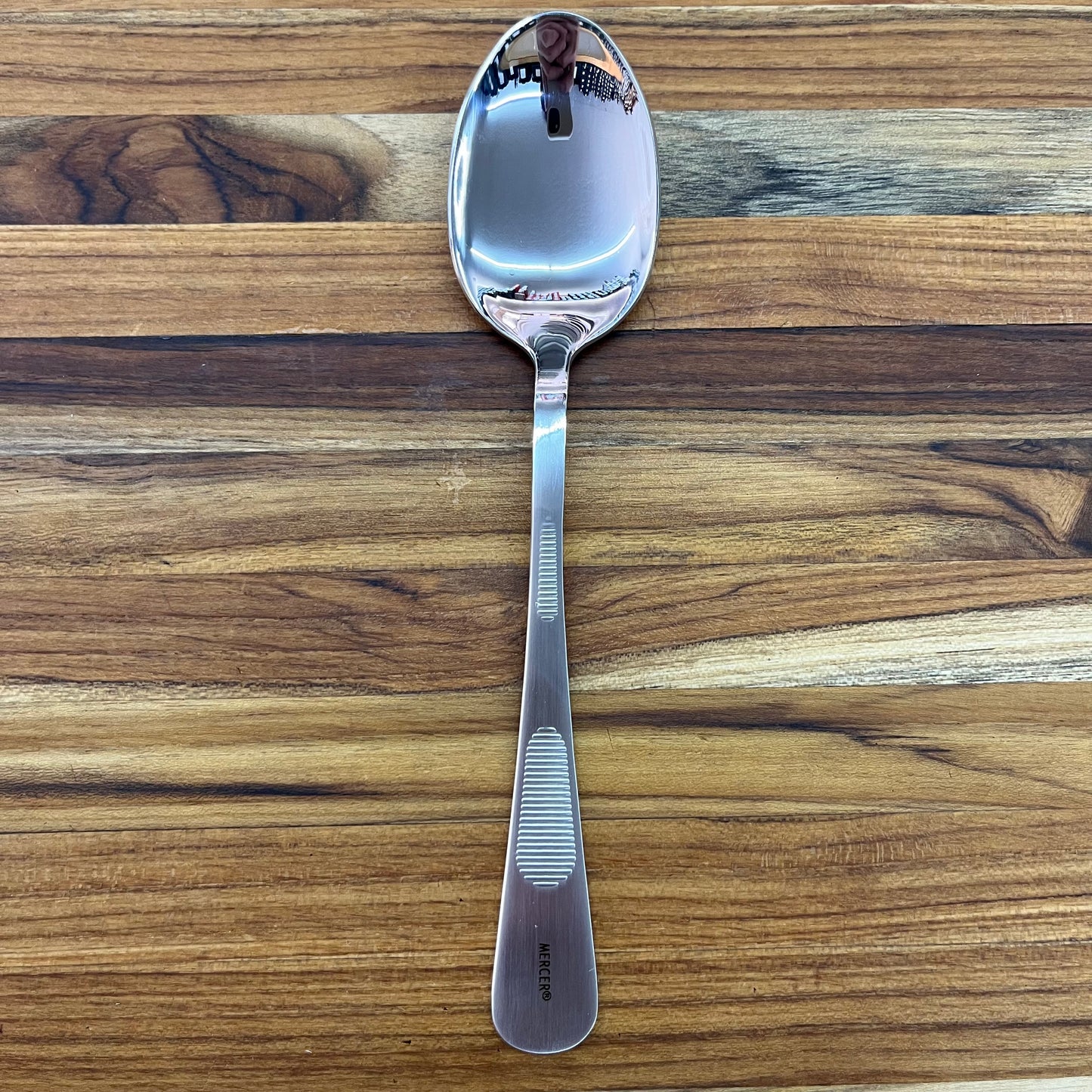 Mercer Tool 8" Satin Solid Bowl Plating Spoon