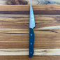 Meglio Production 3.75" Satin Paring Knife w/ Deep Teal G10 Handle