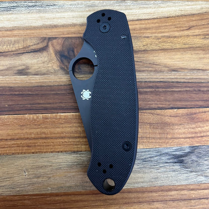 Spyderco Paramilitary 3 3" Folding Knife All Black