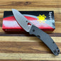 Spyderco SpydieChef Grey Titanium Folder