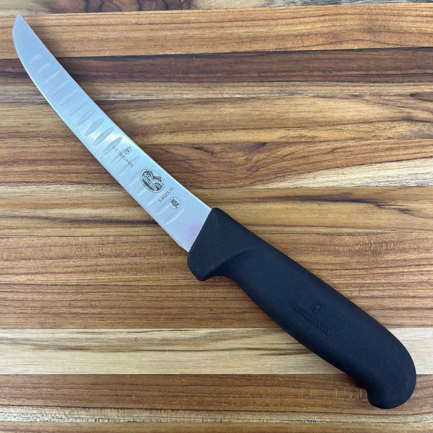 Victorinox Fibrox Pro 6” Stiff Curved Tall Boning Knife w/ Hollow-Ground
