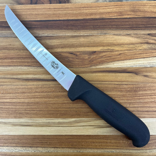 Victorinox Fibrox Pro 6” Stiff Curved Tall Boning Knife w/ Hollow-Ground