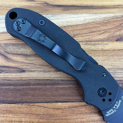 Spyderco Paramilitary 3 3" Folding Knife All Black