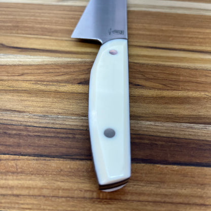 Patterson Forge Semi-Custom 125mm (5") Petty Knife w/ White Linen & Vintage Micarta Handle