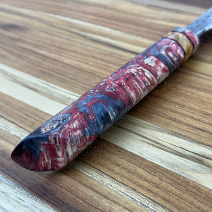 Baldwin Blades 150mm (6") Petty w/ K-Tip & Red Box Elder Handle