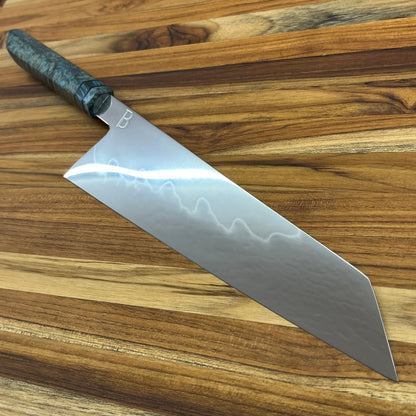 Baldwin Blades 240mm (9.5") K-Tip Gyuto w/ Blue Black Ash Handle