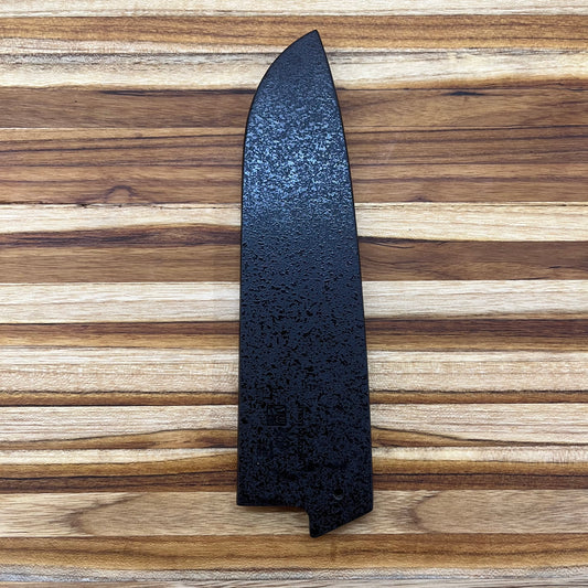 Mcusta Zanmai Black Lacquer 180mm (7") Santoku Saya w Pin