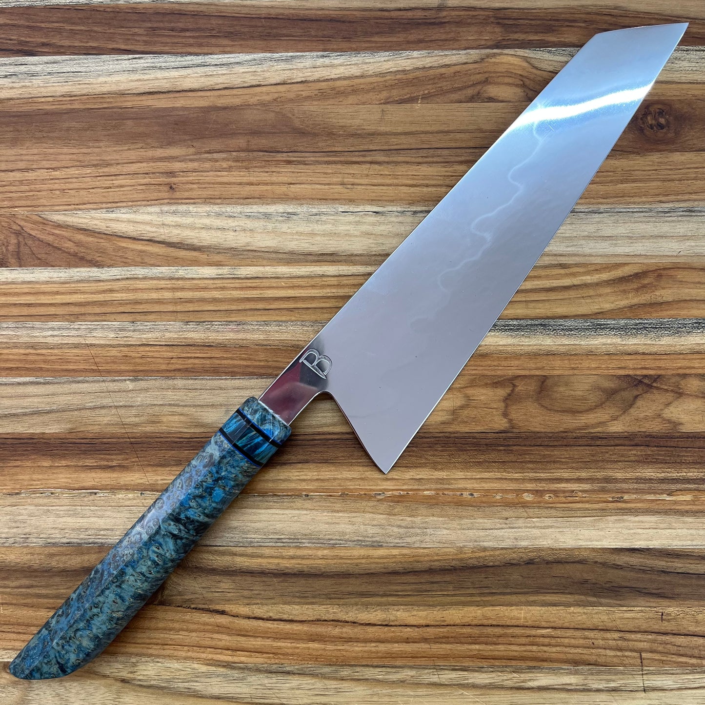 Baldwin Blades 240mm (9.5") K-Tip Gyuto w/ Blue Black Ash Handle