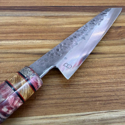 Baldwin Blades 150mm (6") Petty w/ K-Tip & Red Box Elder Handle