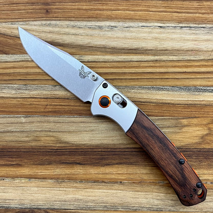 Benchmade Mini Crooked River 3.5" Folding Knife w/ Dymondwood Handle