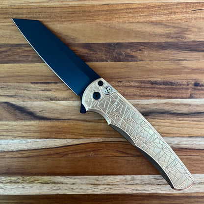 Pro-Tech Malibu 3" Flipper AlBronze Nexus Textured Handle