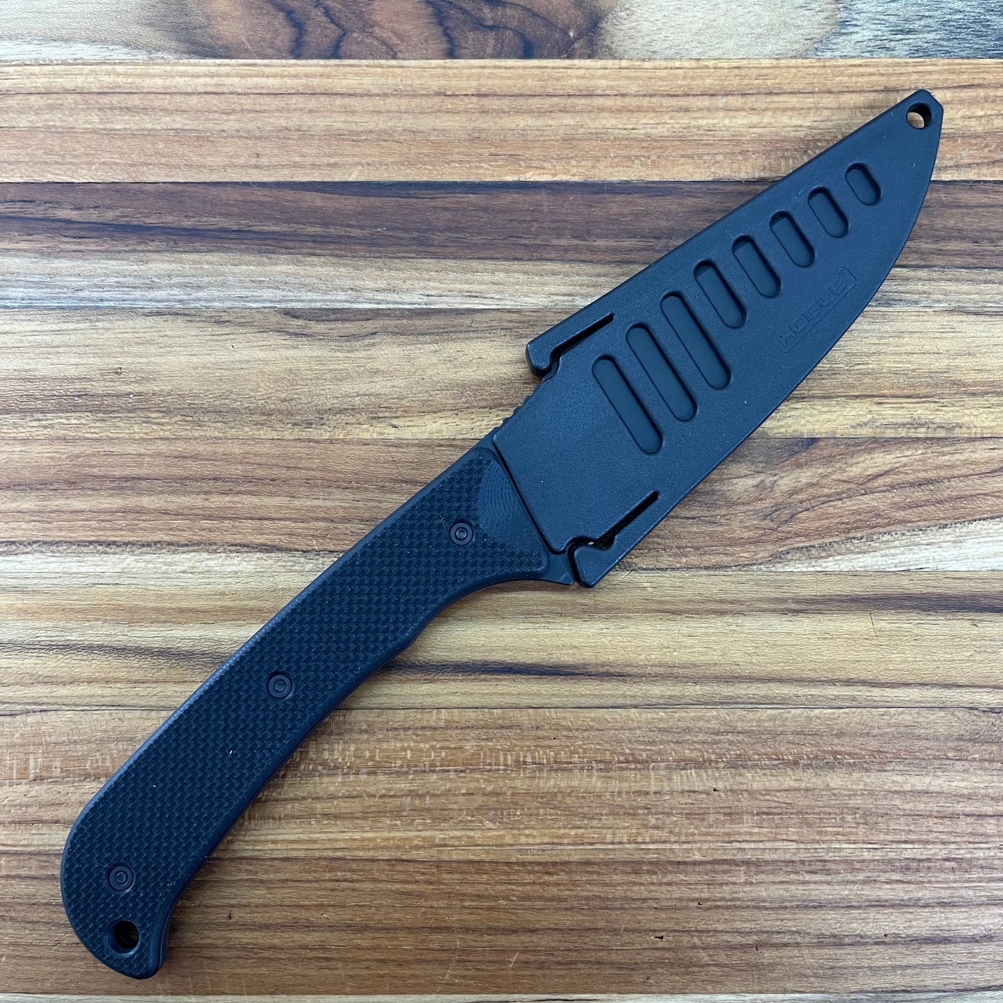 Hogue Extrak XL 3.75" Fixed Blade w/ Black G10 Handle & Black Nylon Sheath