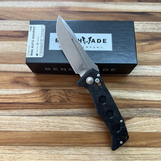 Benchmade Mini Adamas 3.25" Auto w/ Carbon Fiber Handle