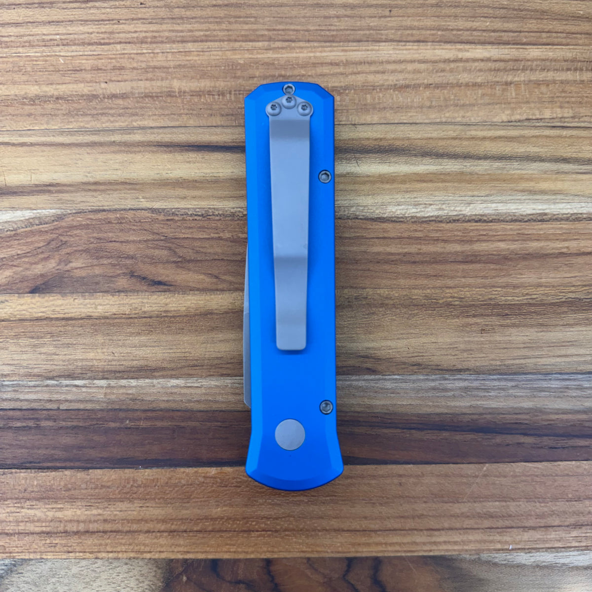 Pro-Tech Godson 3.15" Auto w/ Blue Aluminum Handle