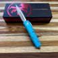 Microtech UTX-85 D/E 3.11" Stonewash F/S OTF Auto w/ Turquoise Handle