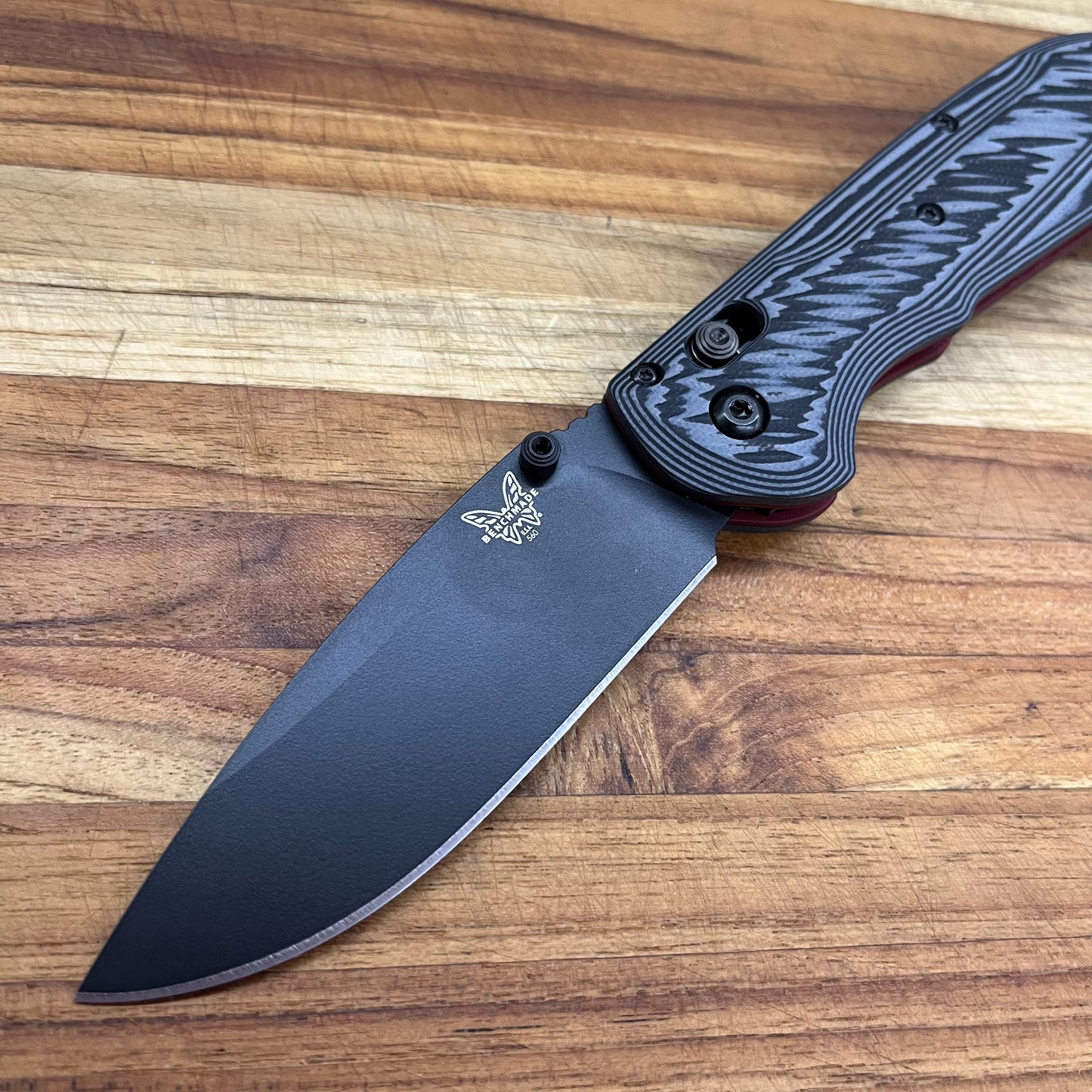 Benchmade Freek 3.6" Folding Knife w/ Grey/Black G10 Handles