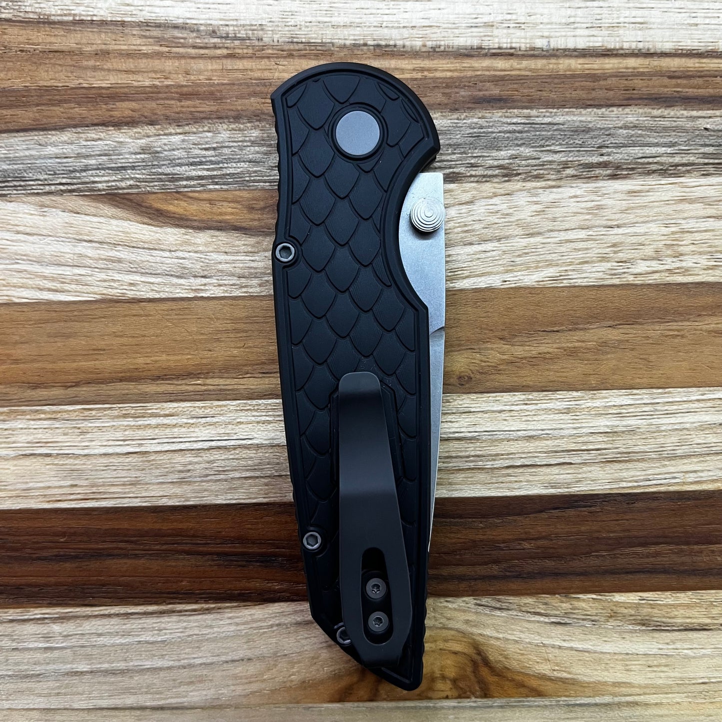 Pro-Tech TR-3 Integrity 3.5" Folding Knife w/ Reptile Black Handle