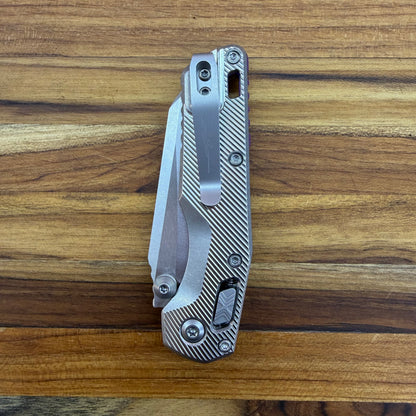 Microtech Marfione Select MSI Mini 3" Folding Knife w/ Fluted Titanium Handle