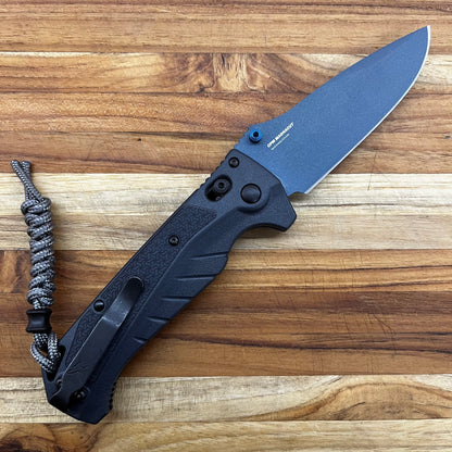 Benchmade Adira 3.5” Folding Knife w/ Tempest Gray Grivory Handle