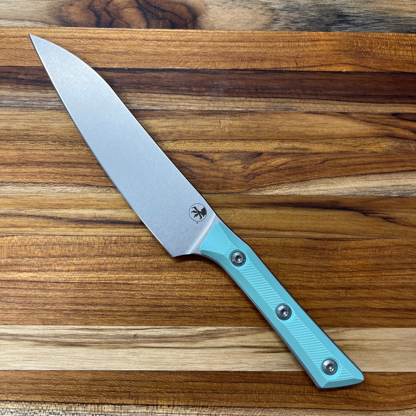 Microtech Culinary 6" Utility Knife w/ Caribbean Blue G10 Handle