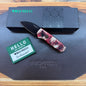 Pro-Tech Runt 5 2" Auto w/ DLC Wharncliffe Blade & Crimson Tiger Camo Aluminum Handle