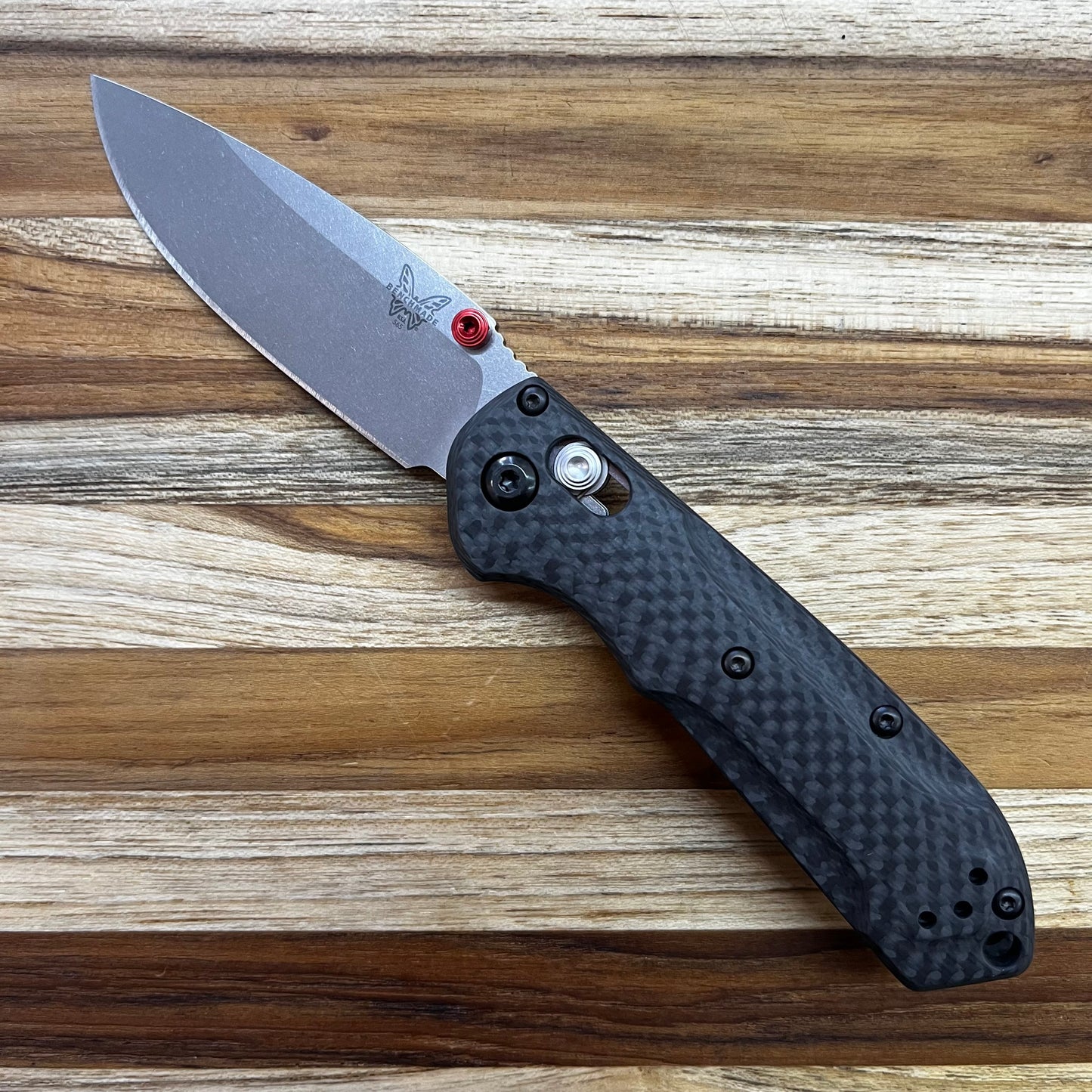 Benchmade Mini Freek 3" Folding Knife w/ Carbon Fiber Handle