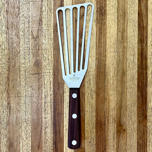 Victorinox Fish Spatula 6" Slotted Turner w/ Walnut Handle