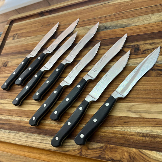 PEC Recurve 8pc Steak Knife Bundle