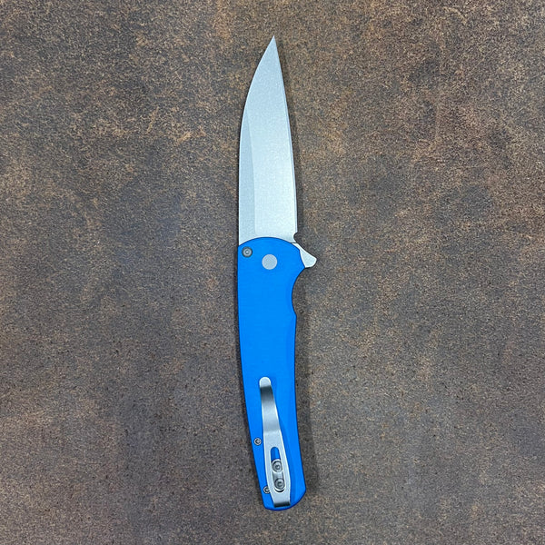 Pro-tech 5301-Blue Malibu Magnacut Wharncliffe Folder