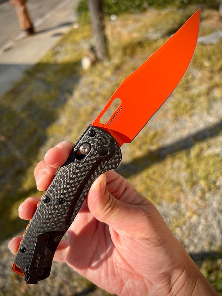Benchmade 15535OR-01 Magnacut Carbon Fiber Taggedout