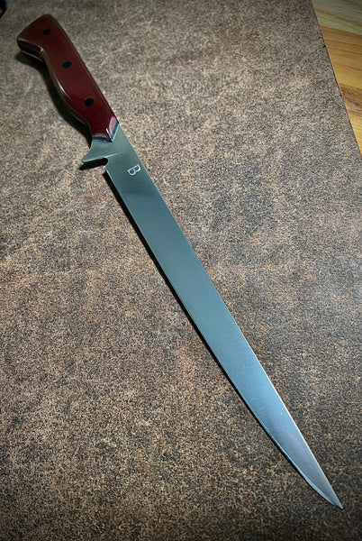Baldwin Blades 8.25" Fillet Knife in AEB-L and Red G10