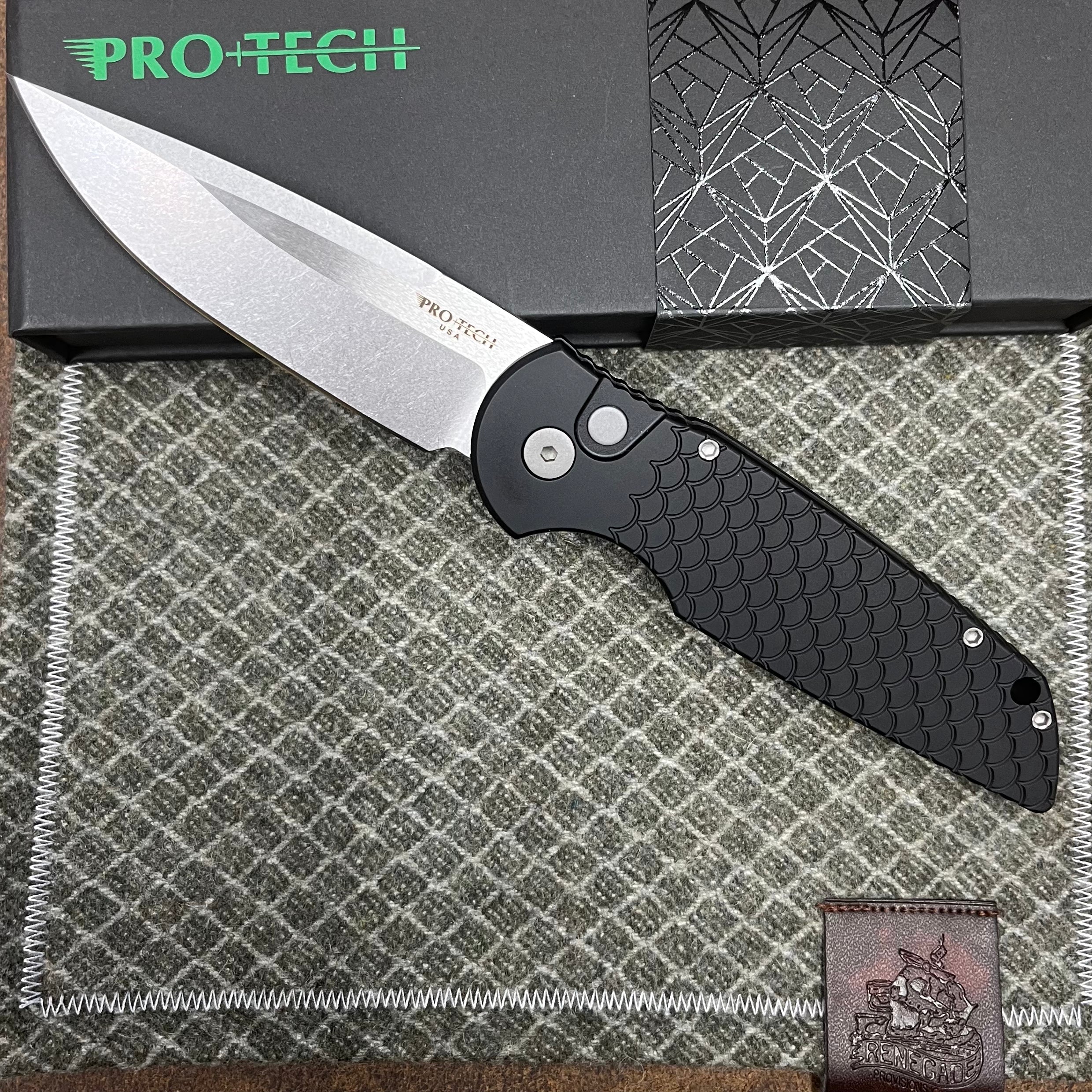 Pro-tech TR-3 X1SW Tactical Response 3 Black Fishscale Auto | Perfect ...