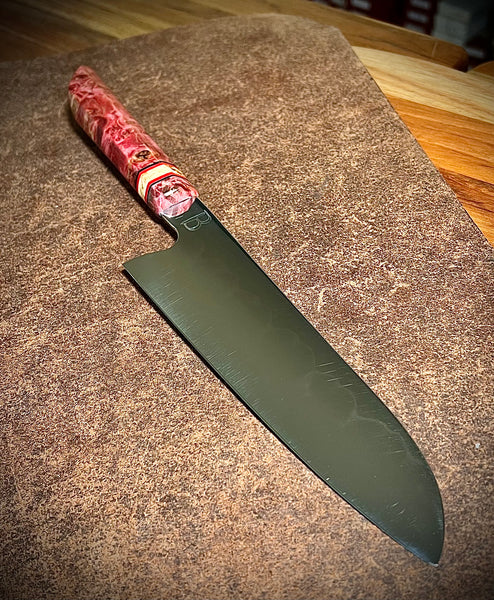 Baldwin Blades 7" Gyuto in W2 and Red Maple