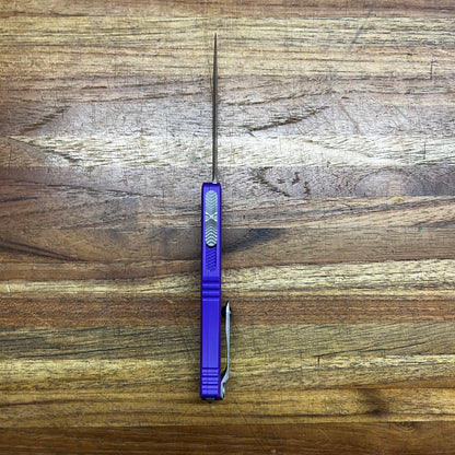 Microtech Hera II Mini 3" Apocalyptic OTF w/ Purple Handle