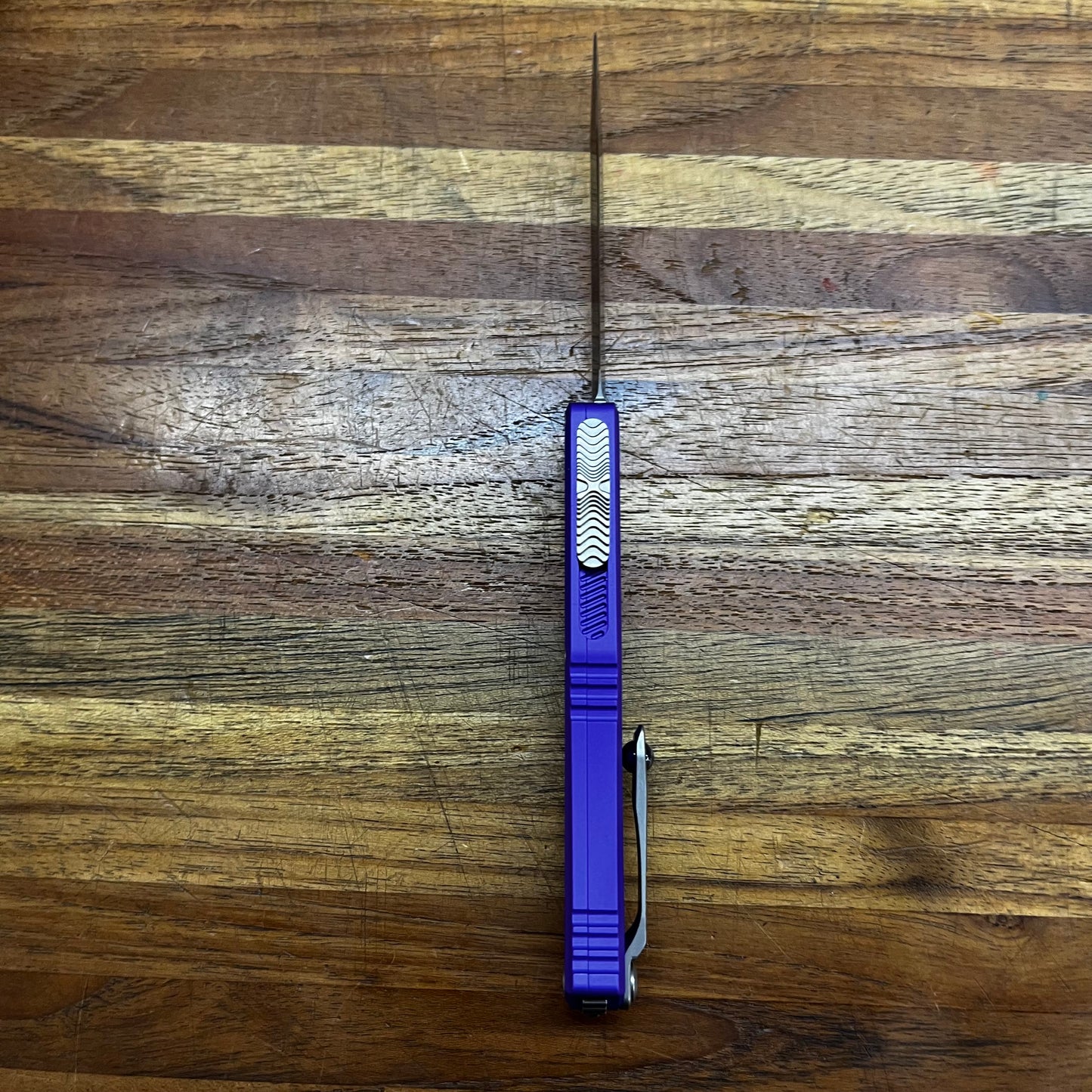 Microtech Hera II Mini 3" OTF w/ Purple Handle