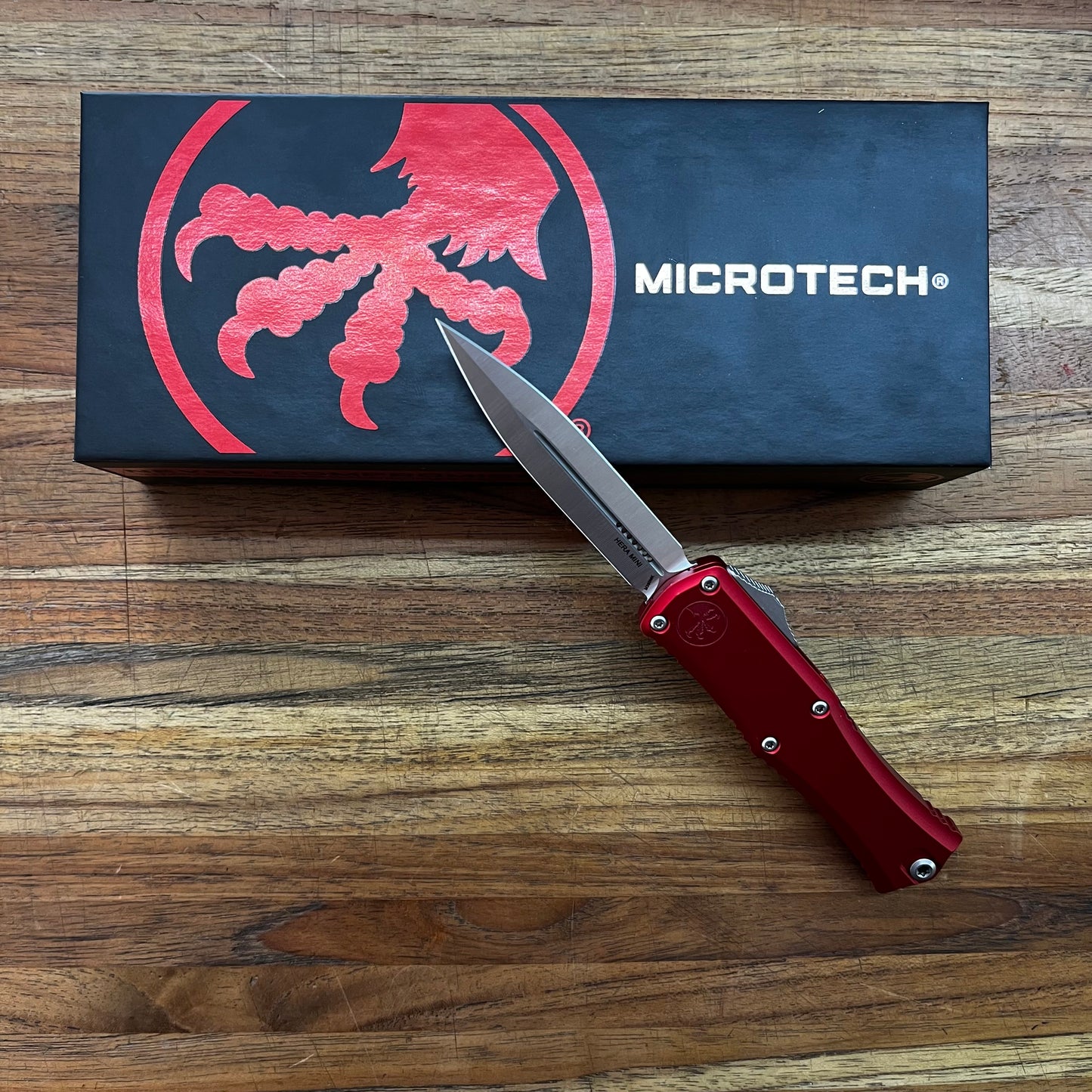 Microtech Hera II Mini 3" OTF w/ Red Handle