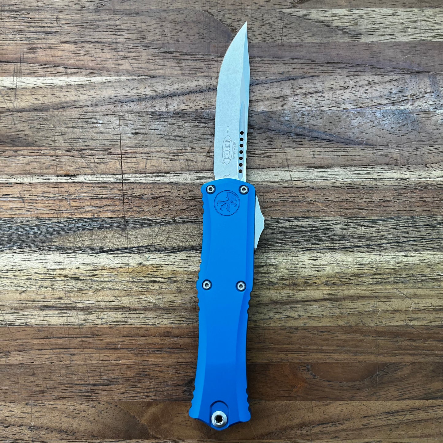 Microtech Hera II Mini 3" OTF w/ Blue Handle