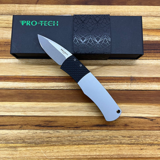 Pro-Tech Magic Whiskers 2" Auto w/ Grey Handle