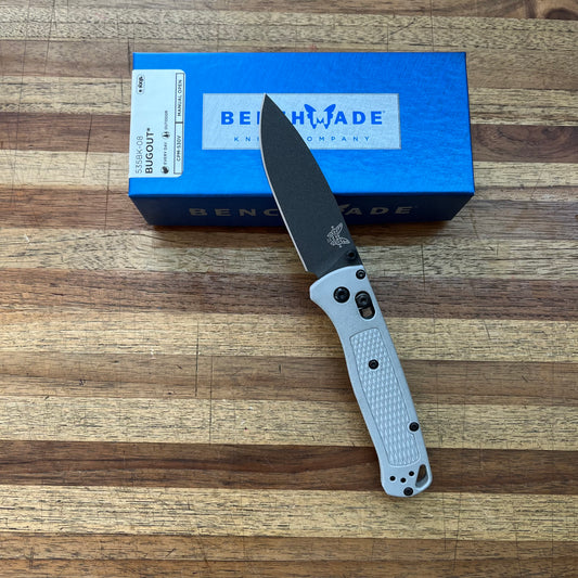 Benchmade Bugout 3.25" Folding Knife w/ Storm Gray Handle