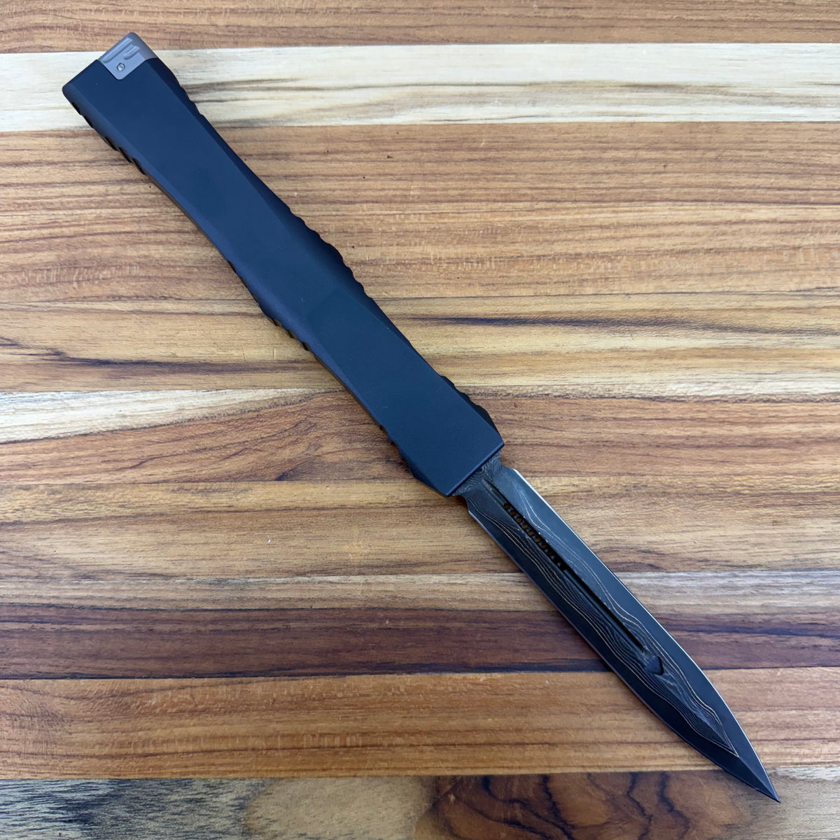 Microtech Marfione Select Nemesis IV 4.25" Single-Action OTF w/ Baker Forge Coppermai Damascus