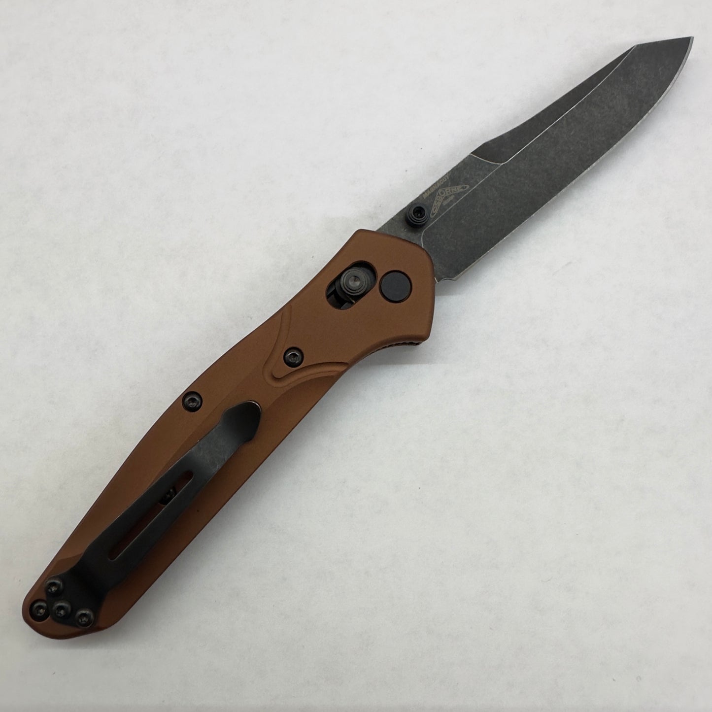 Benchmade Osborne 3.5" Folding Knife w/ Burnt Copper Aluminum Handle